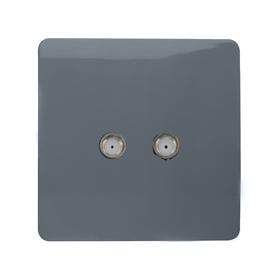 Warm Grey Wiring Accessories Trendi Decorative Screwless Warm Grey Wiring Accessories Trendi Decorative Screwless